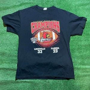 2013 Louisville Cardinals Sugarbowl Championship Tee. Sz L.